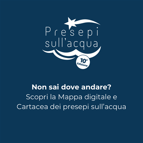 Locandina di convocazione dei Presepi sull'acqua