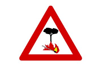 Cartello Pericolo di incendio