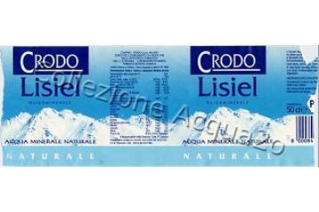 Etichetta Crodo Lisiel anno 1996