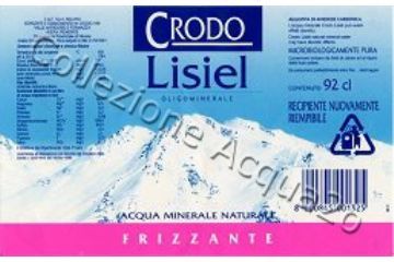 Etichetta Crodo Lisiel  anno 2001